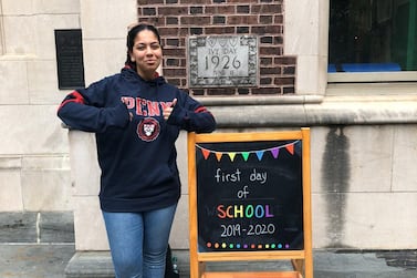 Simone Noorali, a first year student at University of Pennsylvania, will be back in Dubai next week as her campus and student housing have closed. Courtesy: Simone Noorali