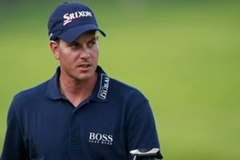 Henrik Stenson was at his best once again yesterday.