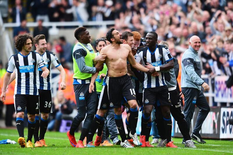 When Jonas Gutierrez scored the goal against West Ham that helped Newcastle United stay in the Premier League in 2015, the midfielder had a point to make in his final game for the club. The Argentine ran over towards the directors’ box at St James’ Park, cupped his ears and stared up at owner Mike Ashley. Gutierrez had been furious at what he felt had been a lack of support from the club after he had recovered from cancer. Getty