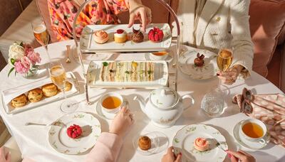 Afternoon tea at The Gallery. Photo: The Lana - Dorchester Collection