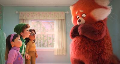 In Disney and Pixar’s all-new original feature film 'Turning Red', everything is going great for Mei, aged 13, until her unfortunate new reality lands her in awkward situations. Photo: Disney/Pixar