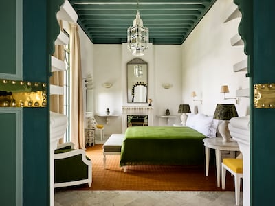 Marrakesh Suite at Villa Mabrouka. Photo: Andrew Montgomery
