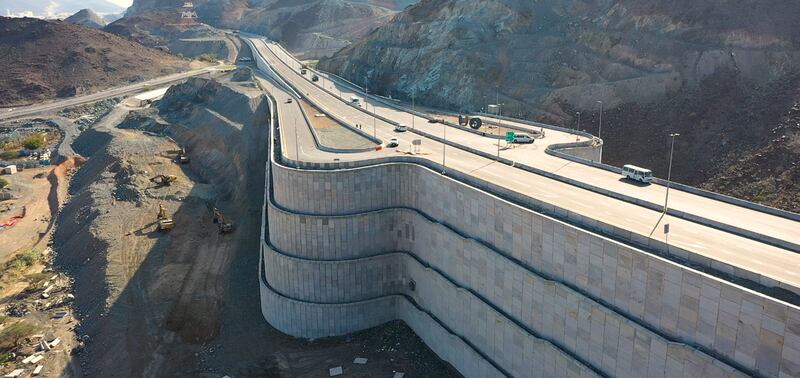 Khorfakkan West Ring Road is now open to the public. Photo: Wam