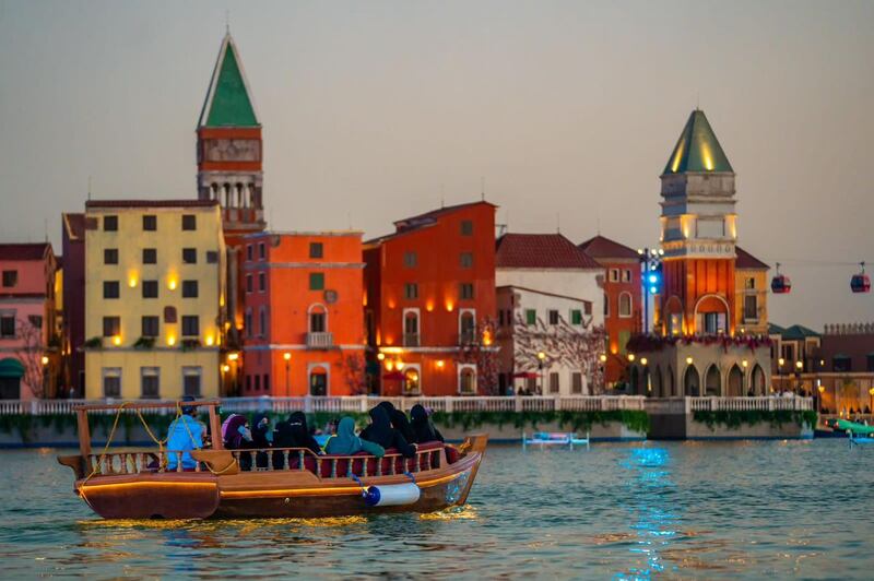 The Italian zone is inspired by the coastal city of Venice