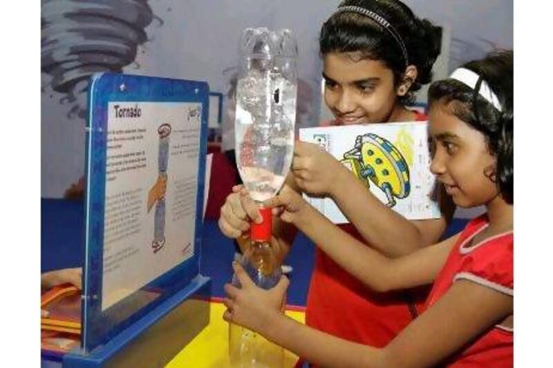 A reader praises the Abu Dhabi Science Festival for encouraging children to study science. Mica Colace / The National