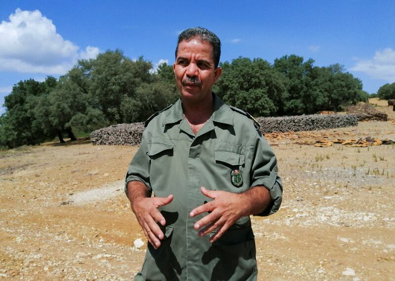 Mahmoud Geusmi, head of the forestry department in Ain Draham.