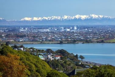 Christchurch is framed by stunning mountain surroundings. Getty Images