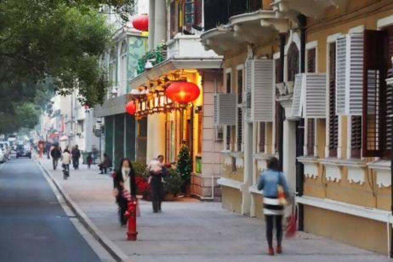 Examples of colonial architecture abound on Shamian Island, which once was home to Guangdong's European population. Getty Images