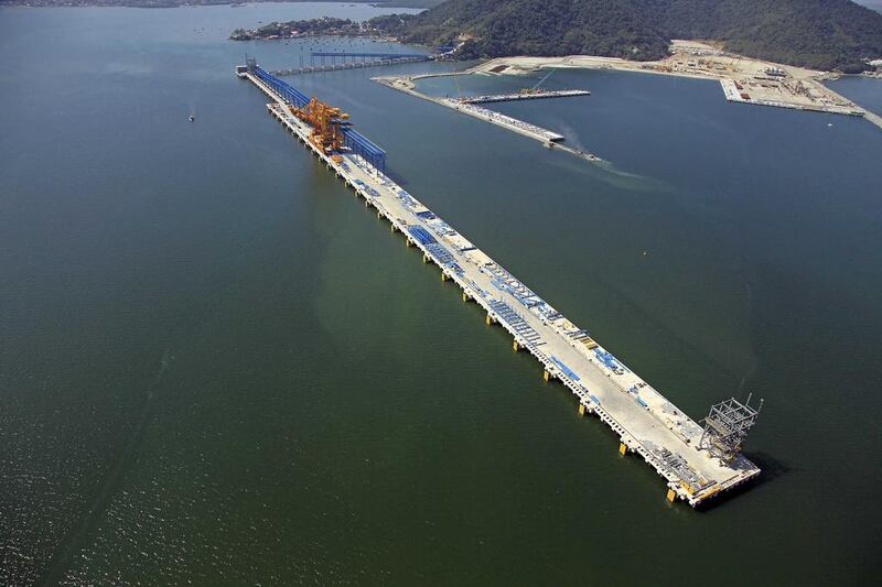 Porto Sudeste is designed to handle 50 million tonnes of iron ore per year. Courtesy: MMX