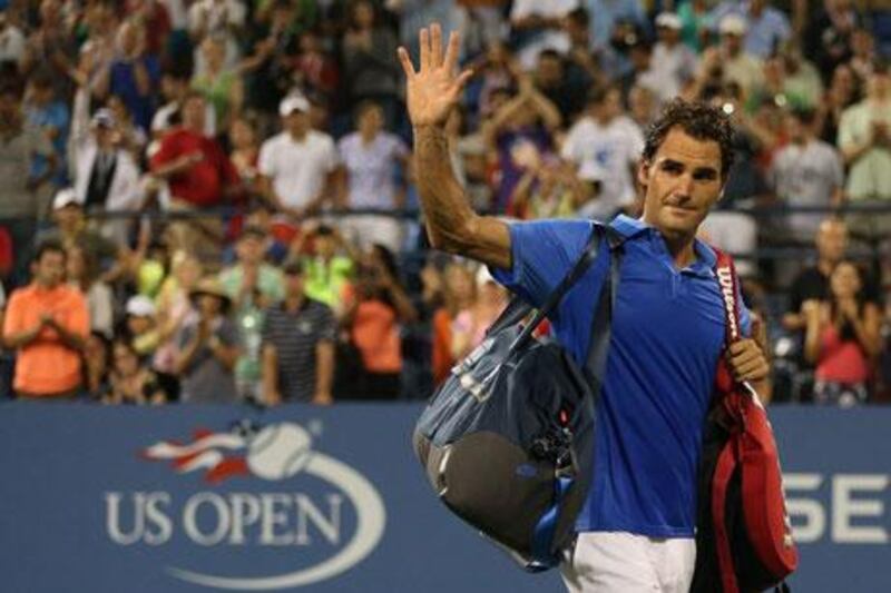 Roger Federer, who has won the US Open singles title five times, would have faced Rafael Nadal had he won his fourth-round match. Clive Brunskill / Getty Images / AFP