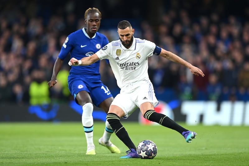Karim Benzema – 5. The in-form Frenchman had a difficult start with Chelsea’s attacking attitude and was unable to trouble Kepa with his solitary low effort. Getty 