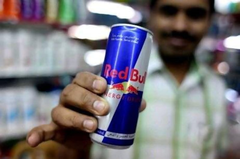 Energy drinks can have a high caffeine content.