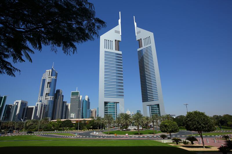 Emirates Towers. Alamy