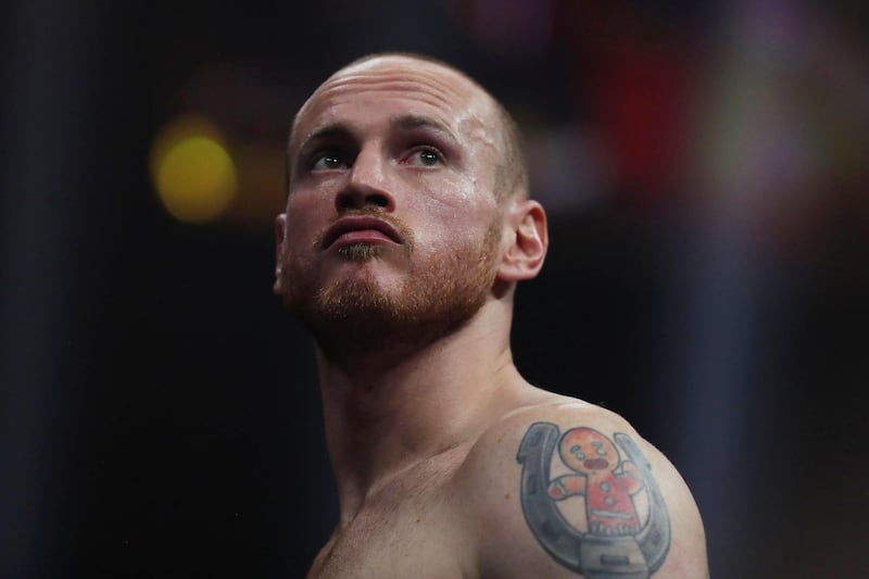 LONDON, ENGLAND - OCTOBER 14: George Groves prepares for his  WBSS Super Middleweight Quarter-Final against Jamie Cox at SSE Arena on October 14, 2017 in London, England. (Photo by Richard Heathcote/Getty Images)