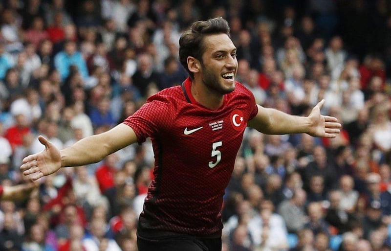 Hakan Calhanoglu – The Turkey international, 26, has been likened to Mesut Ozil but has thus far failed to offer much evidence he will go on to have a similar career to the German World Cup winner. Perceived as too weak and slow to operate as a No 10, AC Milan have been operating Calhanoglu from a deeper play-making role that suits his vision and passing range. Reuters