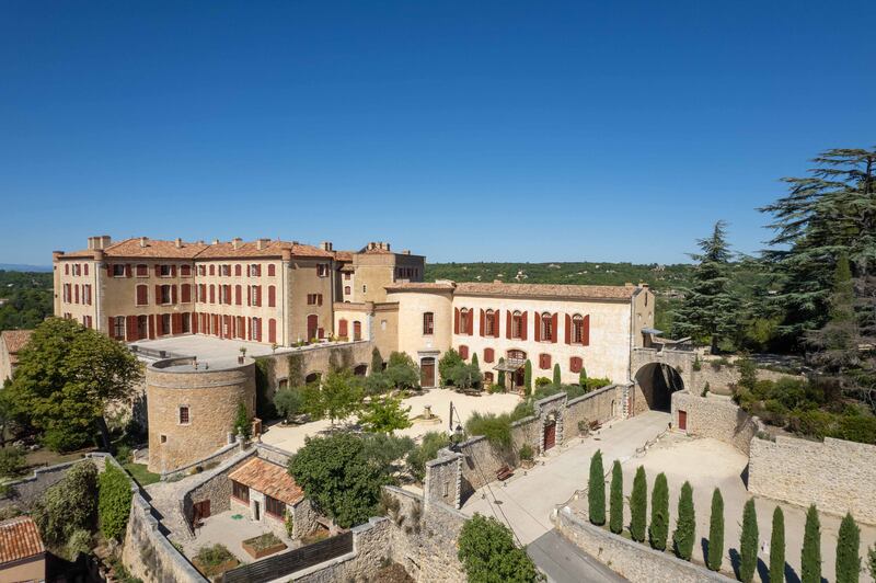 The chateau has castle-like proportions 