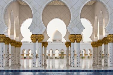 The Sheikh Zayed bin Sultan Al Nahyan mosque in Abu Dhabi 