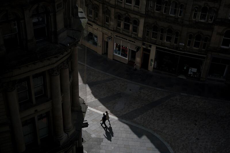 A quiet Saturday morning in the city centre in Newcastle upon Tyne. Getty Images