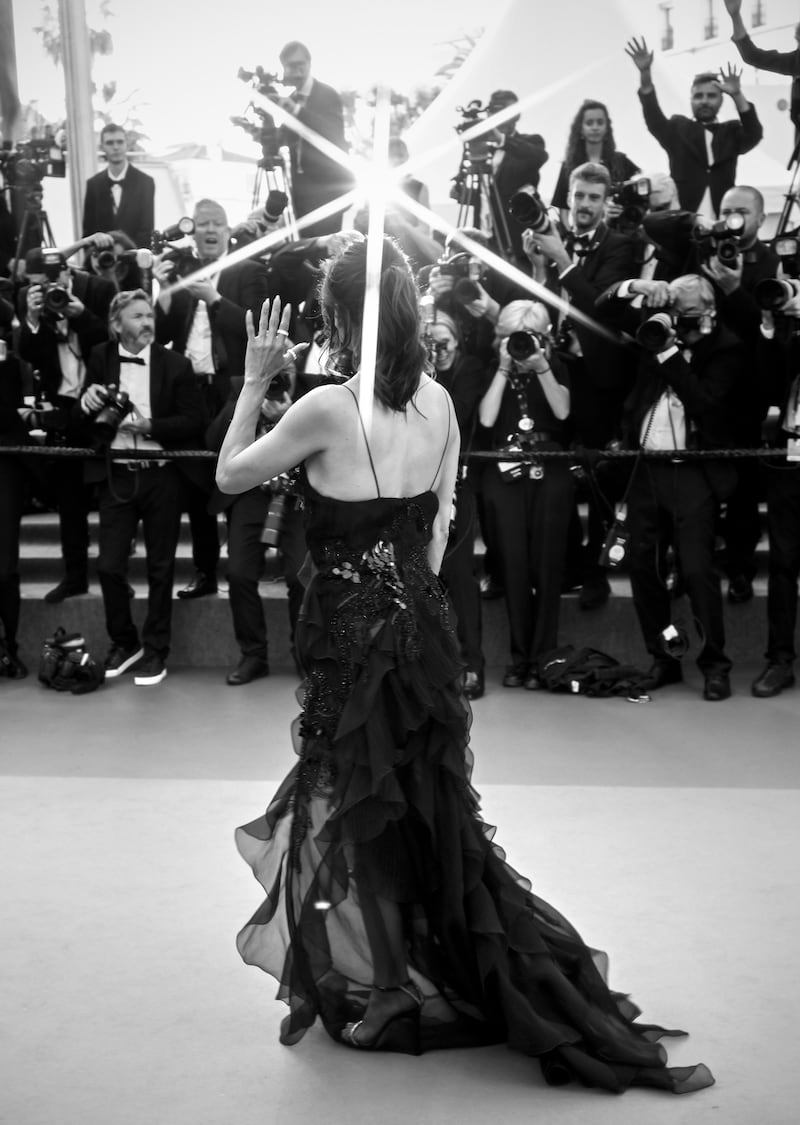 Eva Longoria at the screening of 'Final Cut' and the opening ceremony red carpet at Cannes film festival. Getty Images
