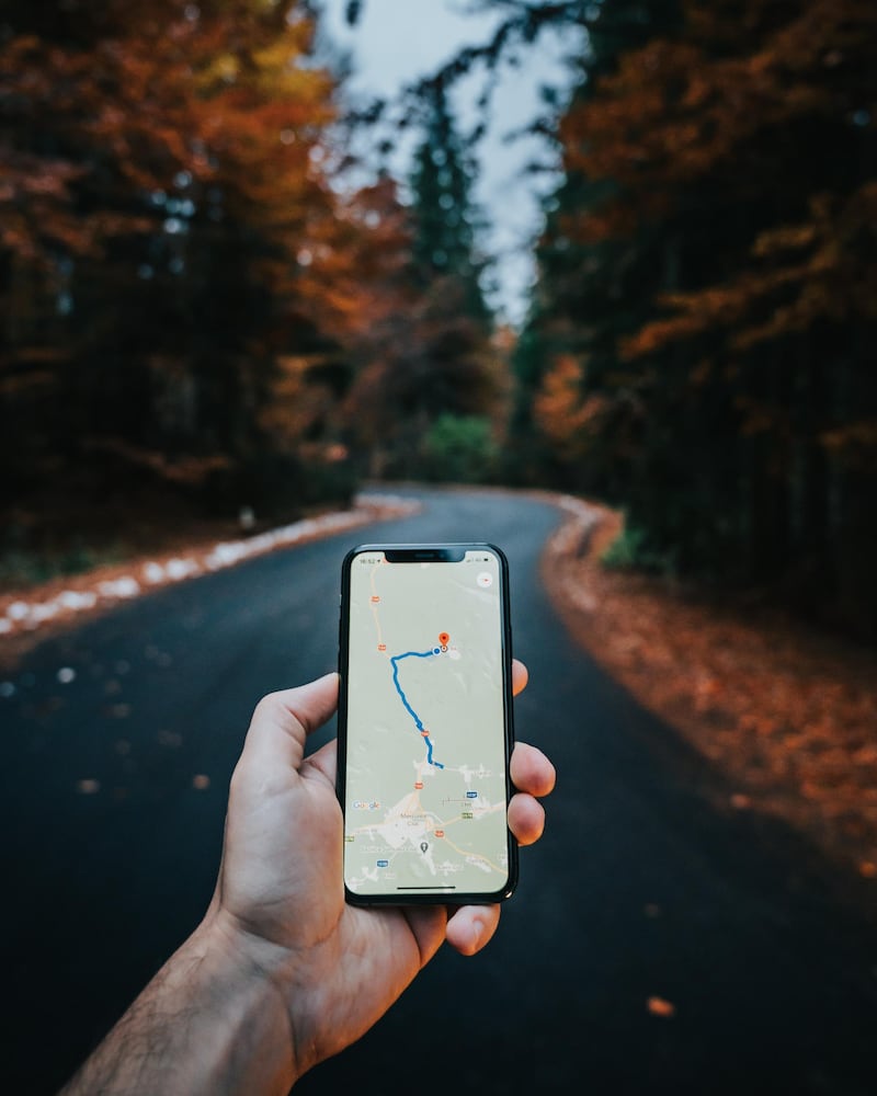 Google's Maps app will start directing drivers along routes estimated to generate the lowest carbon emissions based on traffic, slopes and other factors. Unsplash 