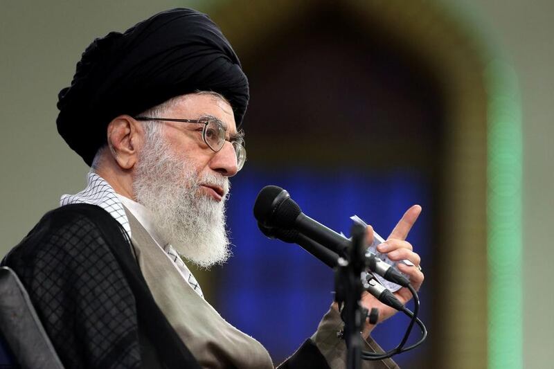Last week, Iran’s supreme leader Ali Khamenei urged Palestinians to wage another uprising against Israel. AFP
