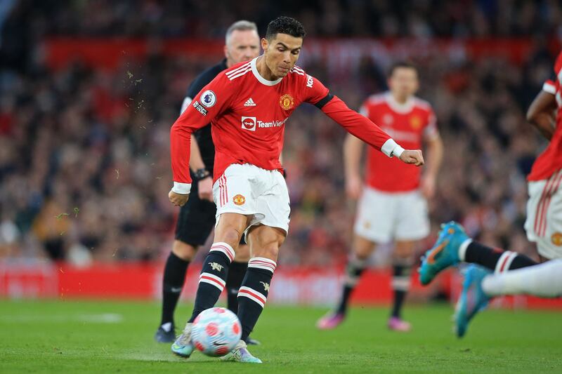 Premier League Goal of Month - March: Cristiano Ronaldo (Manchester United) Portuguese veteran drilled home brilliant  swerving finish from outside the penalty area against Spurs at Old Trafford. AFP

