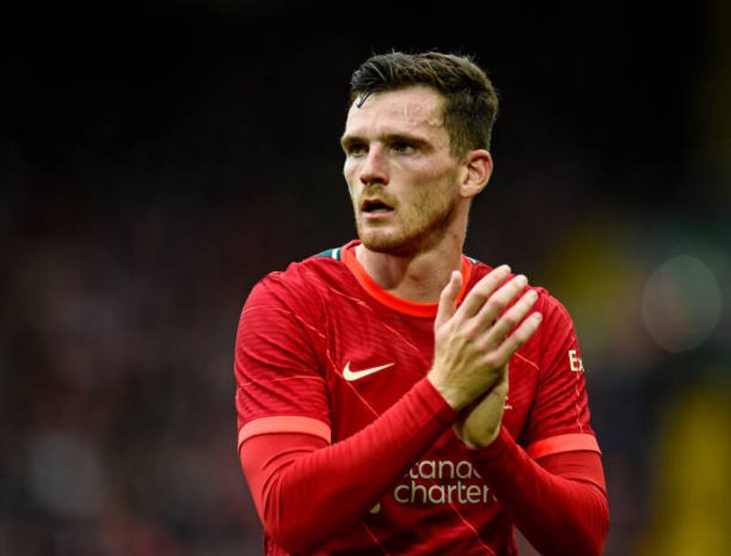 Andy Robertson has signed a new deal with Liverpool. Getty
