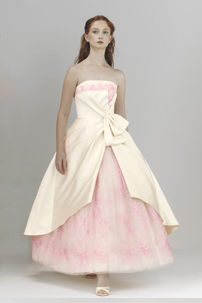A fairy-tale dress, with skirts of layered tulle, by Rami Al Ali, autumn/winter 2024. Photo: Rami Al Ali
