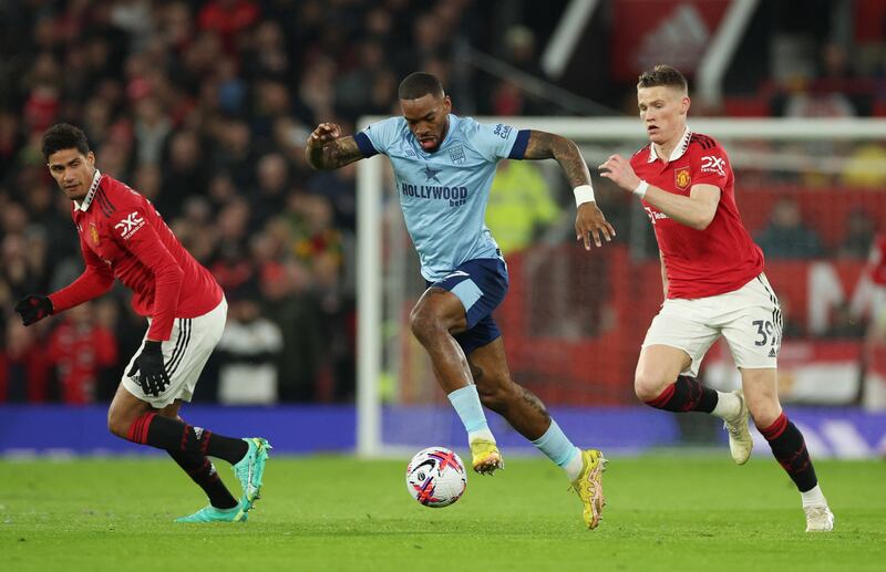 Scott McTominay - 7. A better night for him. Tireless. Shot over, but one of United’s best performers. Passed forward, intercepted and stopped Brentford’s attacks. Booked for a late tackle. Reuters
