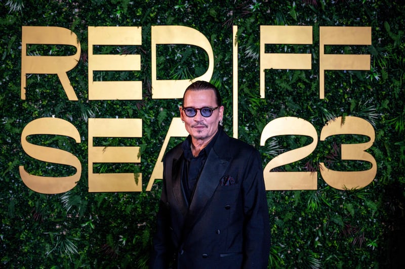 Hollywood star Johnny Depp on the opening night of the Red Sea International Film Festival 2023 in Jeddah. All photos: Red Sea International Film Festival