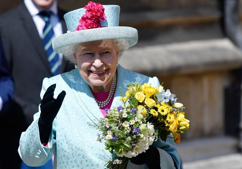 Britain's Queen Elizabeth leaves the annual Easter Sunday Service at St Georges Chapel in Windsor Castle, Britain, 21 April 2019. The Easter Mattins Service is attended every year by the Royal Family. This year the service falls on the Queen's Elizabeth II birthday, who turns 93. EPA