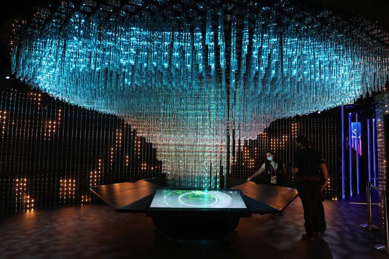 The interior of Malaysia's pavilion. Pawan Singh/The National