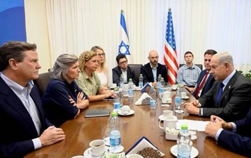 US Senator Jodi Ernst meets Israeli Prime Minister Benjamin Netanyahu after the Hamas attack. Photo: Office of Senator Joni Ernst