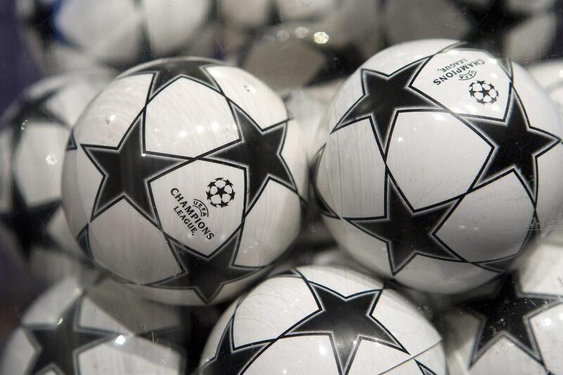 The Champions League draw will be held on Monday, December 15 in Nyon, Switzerland. Salvatore Di Nolfi / EPA