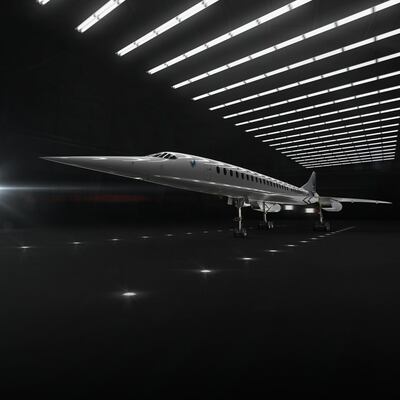 Supersonic Boom's Overture will fly from Dubai to Boston in a little over seven hours, less than half the current journey time. Courtesy: Supersonic Boom