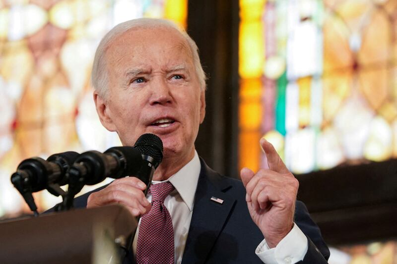 Progressives said President Joe Biden acted unlawfully by authorising strikes against the Houthis in Yemen without congressional approval. Reuters