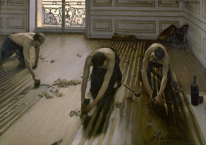 'Floor Scrapers', 1875, by Gustave Caillebotte. 