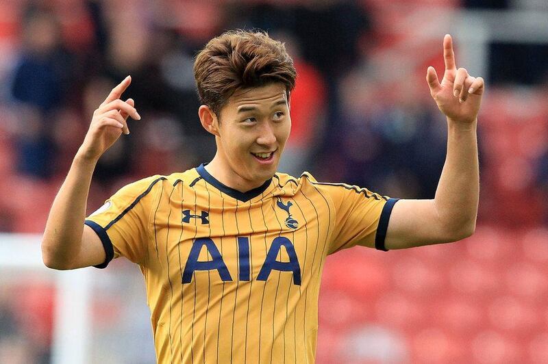 Son Heung-min has scored four goals in his last two Premier League matches but his attitude has been questioned by his national team manager. Lindsey Parnaby / AFP