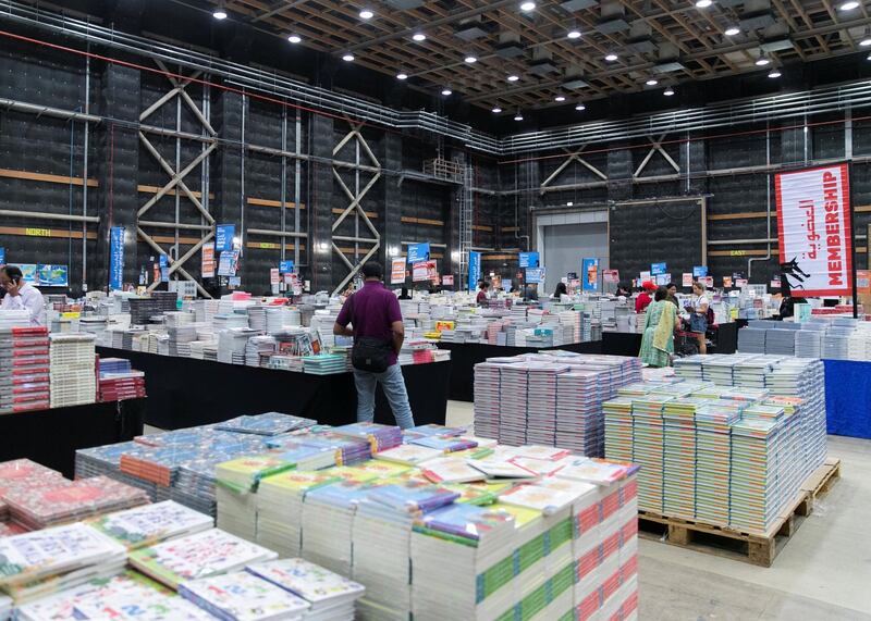DUBAI, UNITED ARAB EMIRATES. 9 OCTOBER 2019. 
Big Bad Wolf book sale 2019.
(Photo: Reem Mohammed/The National)

Reporter:
Section: