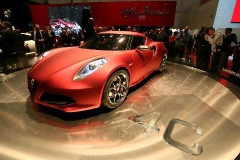 The Alfa Romeo 4C will be built by Maserati. Chris Ratcliffe / Bloomberg