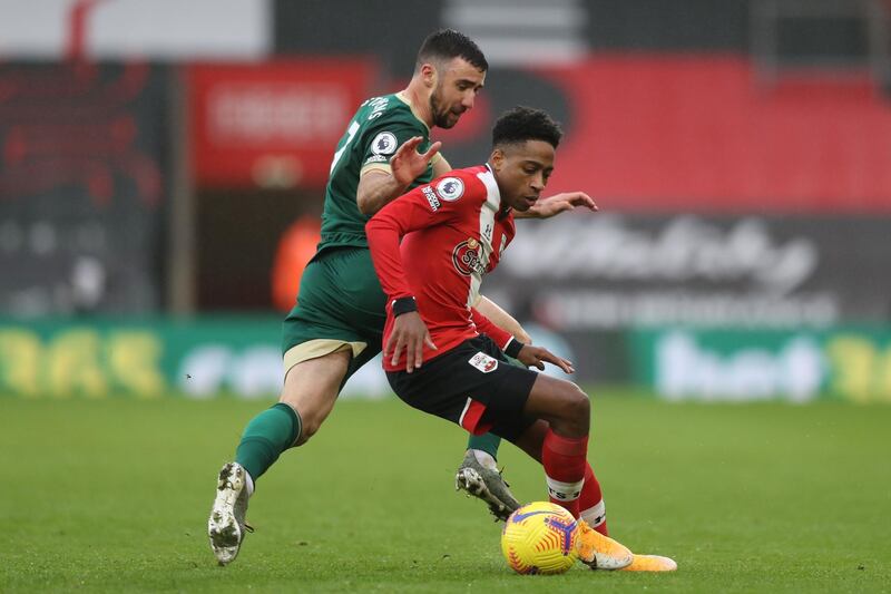 Kyle Walker-Peters - 7: Fired chance high and wide just before break. Some impressive interchanges with Walcott down the right. A class act defensively - although that wasn't tested here - and on the attack. EPA