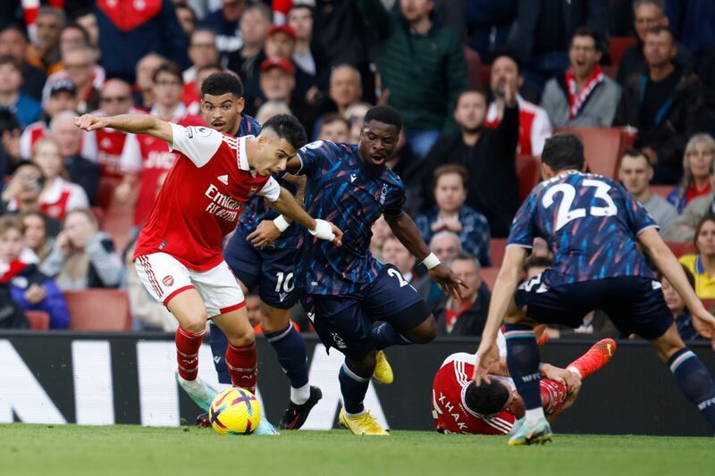 Serge Aurier - 5, Was constantly tested by Martinelli and stood up against the Brazilian well at times. Was sloppy in possession on occasions. AP