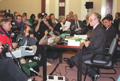 Sir Richard Scott blasted the government in 1996 after his arms-to-Iraq inquiry. Getty Images