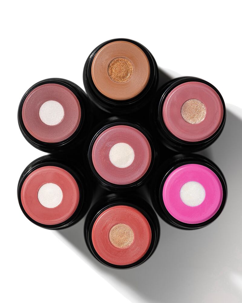 Nudies Matte+ Glow Core All Over Face Blush Colour in seven shades, Dh99 each, NudeStix. Photo: NudeStix
