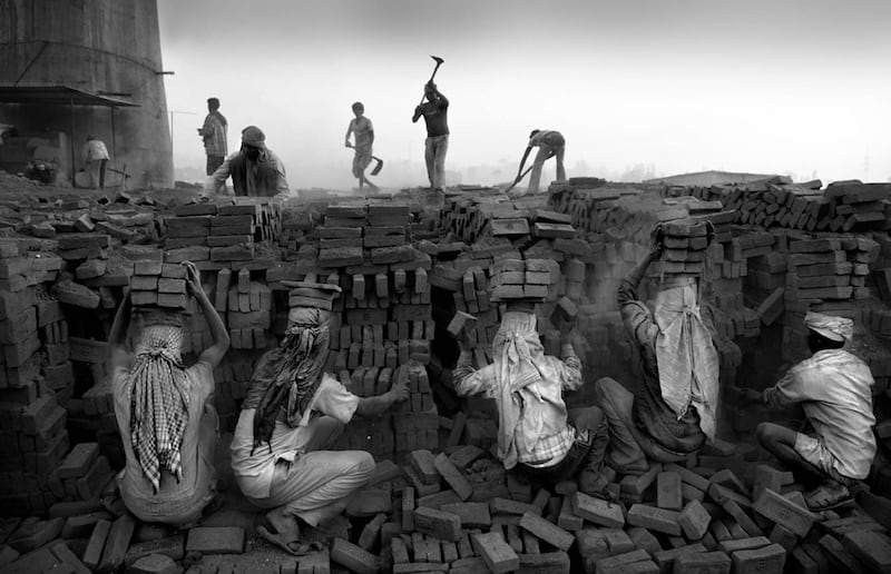 'Stratum'. Kristine says: "Entire families are in bonded labour slavery. Often, families get a loan for an emergency or to pay a broker a fee for getting hired on a new job. Slaveholders, the only people near with any money to lend, trick the borrowers into slavery through illegal, exorbitant interest rates that are impossible to repay. Children inherit the bogus debt from their parents. Generations of families have been enslaved for a loan of just $18."