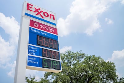 Exxon said it has continued to increase its US oil, petrol and diesel production, and had borrowed heavily to increase output while suffering losses in 2020. AFP