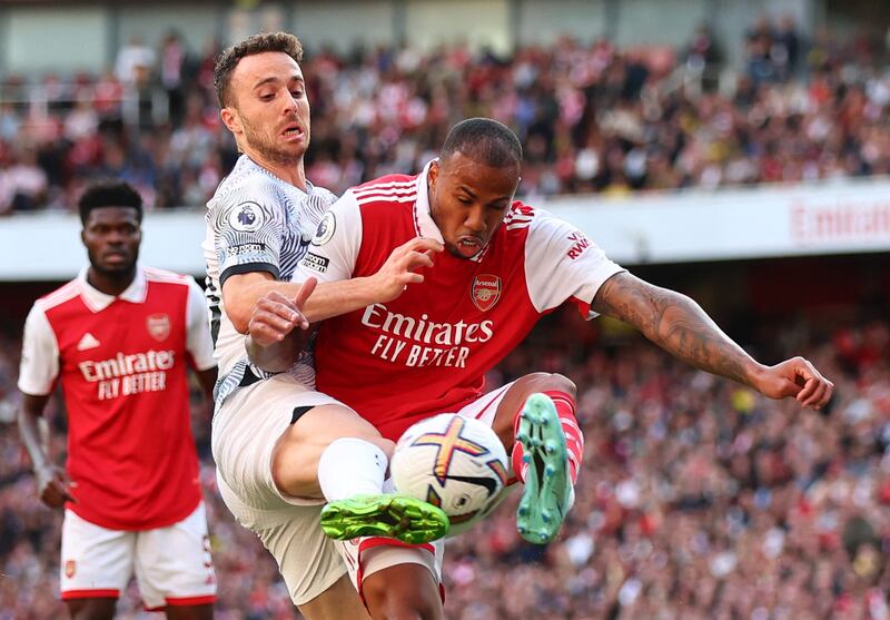 Gabriel - 4

The Brazilian got caught under the ball, particularly for Liverpool’s first goal. He hung out an arm that could have resulted in the concession of a penalty. 
Reuters