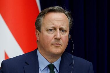 Lord Cameron plans to work with Saudi Arabia and other allies to calm regional tensions. Reuters