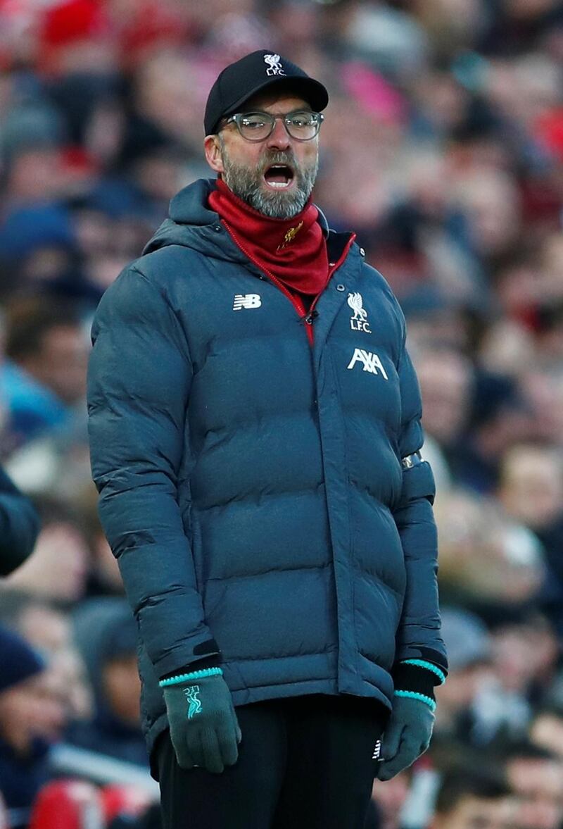 Liverpool manager Jurgen Klopp. Reuters