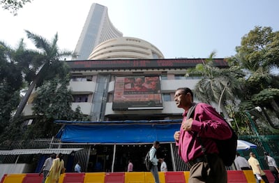 The Bombay Stock Exchange building in Mumbai. Indian billionaire Gautam Adani said his eponymous group will review plans to raise capital after calling off Adani Enterprises $2.5 billion follow-on share sale. AP